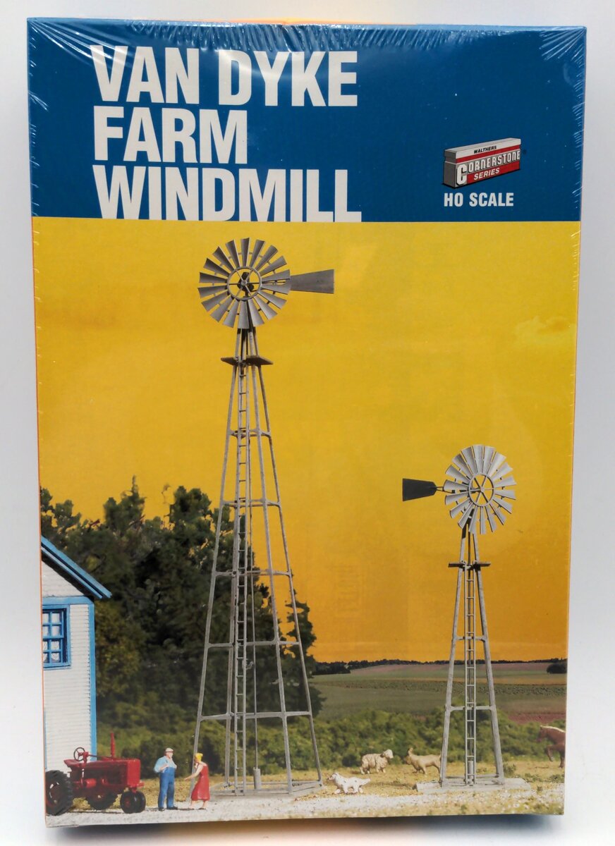 Walthers 933-3198 HO CornerStone Series Van Dyke Farm Windmill Kit (Pack of 2)