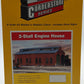 Walthers 933-3204 N Scale 2-Stall Enginehouse Building Kit