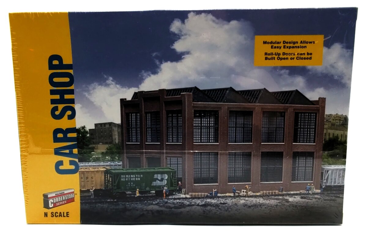 Walthers 933-3228 N Car Shop Structure Building Kit