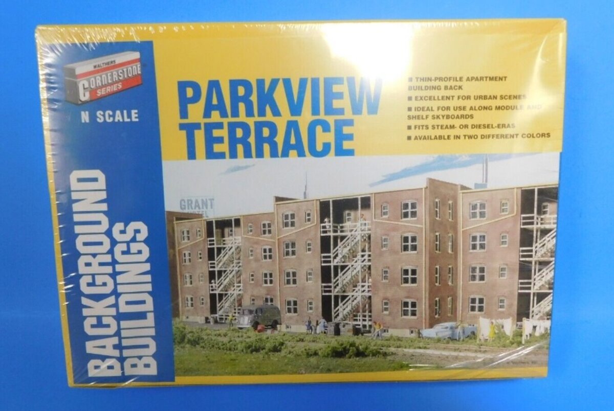 Walthers 933-3259 N Parkview Terrace Tenement Building Kit.