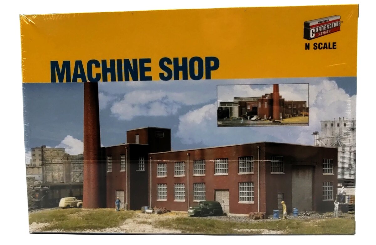 Walthers 933-3264 N Machine Shop Industrial Structure Kit