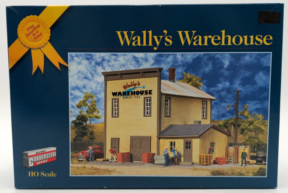 Walthers 933-3605 HO Gold Ribbon Series Wally's Warehouse Building Kit