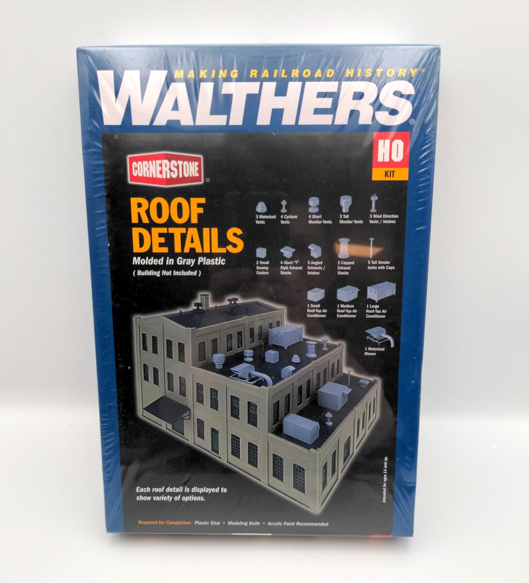 Walthers 933-3733 HO Scale Cornerstone Roof Details Set