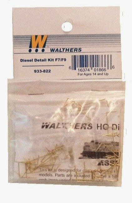 Walthers 933-822 HO Scale Athearn F7 and F9 A/B Units Diesel Dress-Up Kit