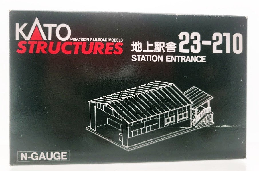Kato 23-210 N Scale Structures Station Entrance Assembled Building