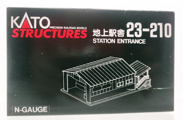 Kato 23-210 N Scale Structures Station Entrance Assembled Building