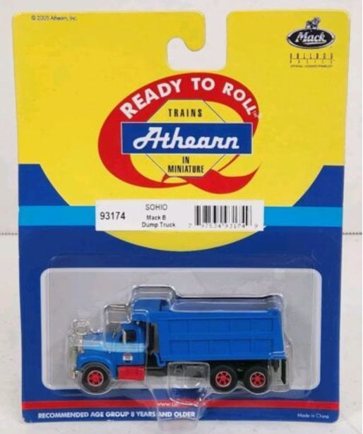 Athearn 93174 HO RTR Sohio Mack B Dump Truck