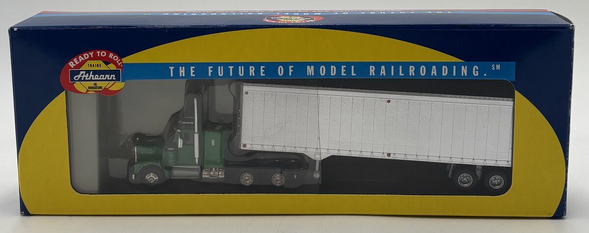 Athearn 92668 HO Owner-Oper/Green Kenworth w/40' Trailer - RTR