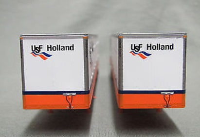 Athearn 28422 USF Holland 53'' Wabash Duraplate Trailers (Set of 2)