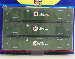 Athearn 26574 HO Hub Group 53' Jindo Container Green (3)