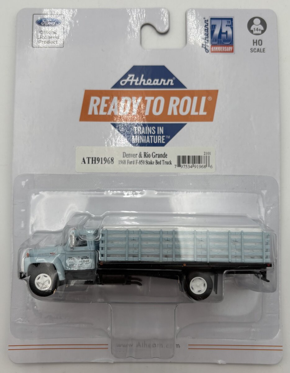 Athearn 91968 HO D&RGW Ford F-850 Stakebed Truck