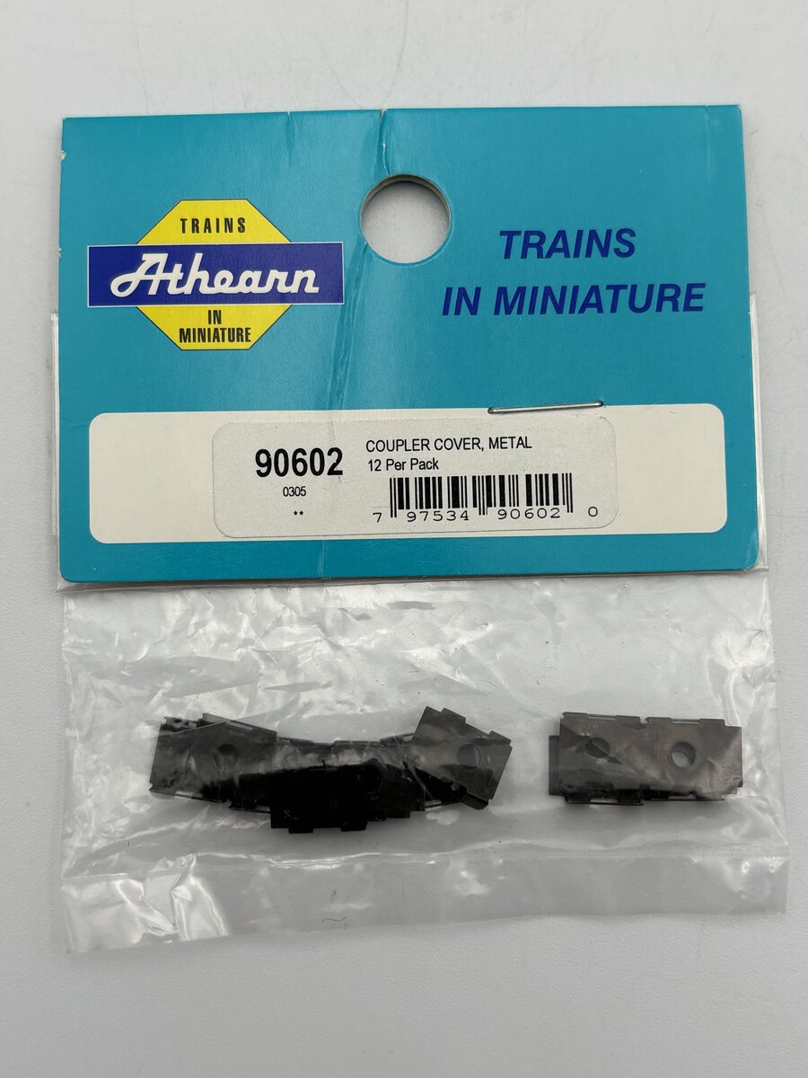Athearn 90602 HO Metal Coupler Covers (Pack of 12)