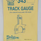 Kadee 343 HO Scale Track Gauge for Code 83/100 Track