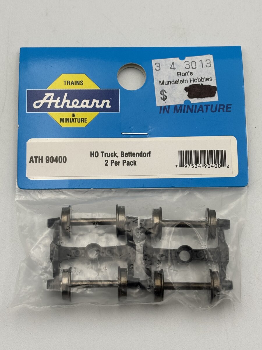 Athearn 90400 HO Bettendorff Freight Car Trucks (Pair of 2)