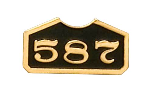 Sundance Marketing 587 Nickel Plate Road #587 Numberboard Pin