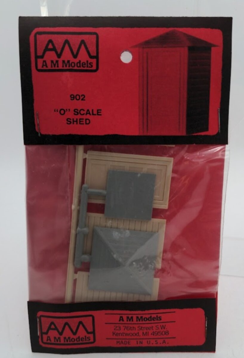 AM Models 902 O Scale Shed Plastic Building Kit