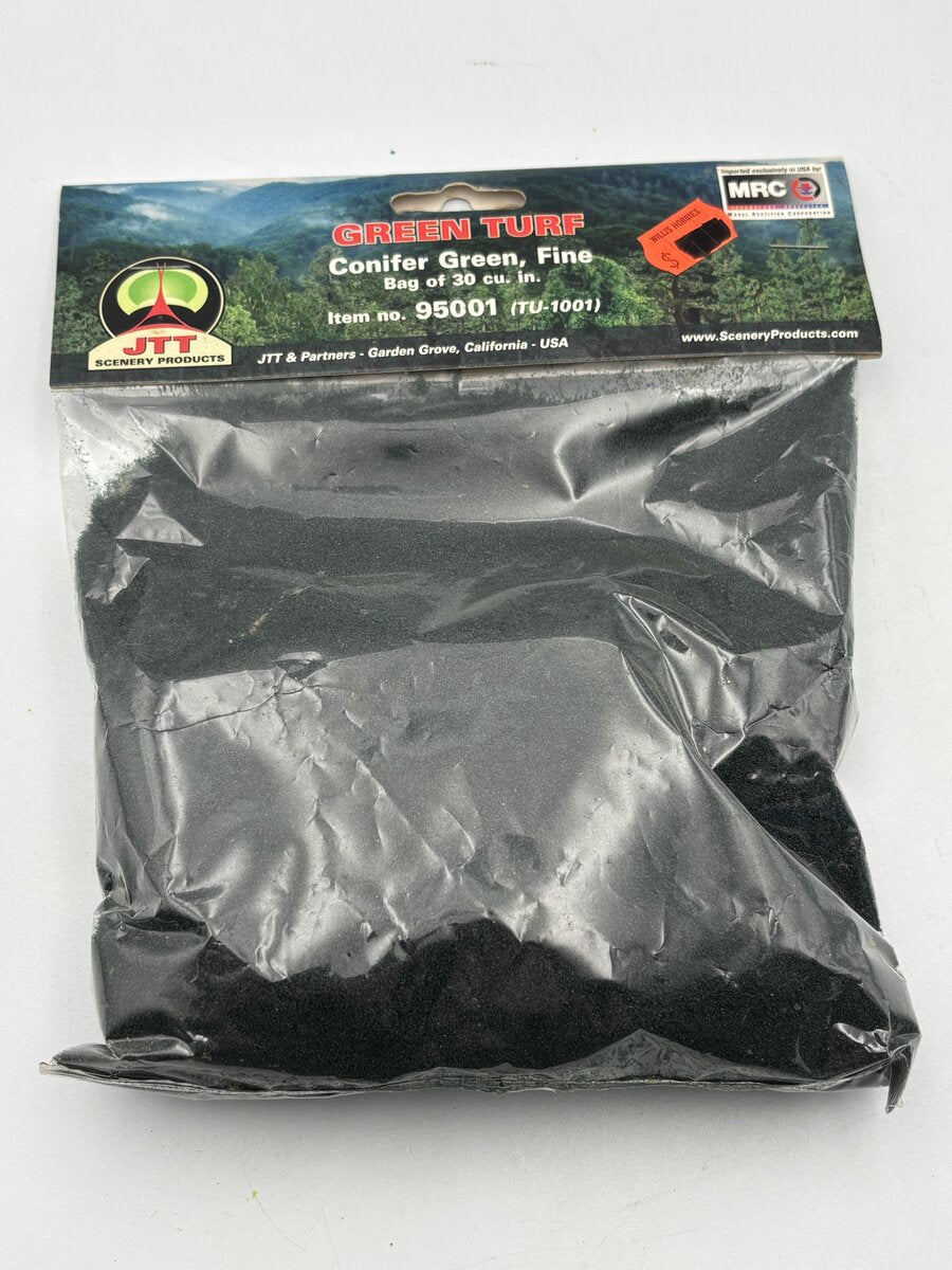 JTT Scenery Products 95001 Green Turf Fine Turf Conifer 30Cu. In. Bag