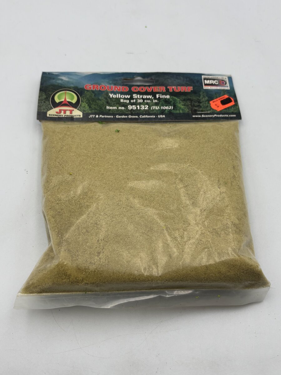 JTT Scenery Products 95132 Fine Ground Cover Turf, Yellow Straw