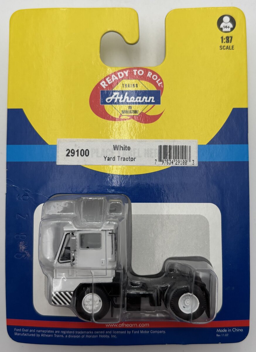 Athearn 29100 White Modern Yard Tractor