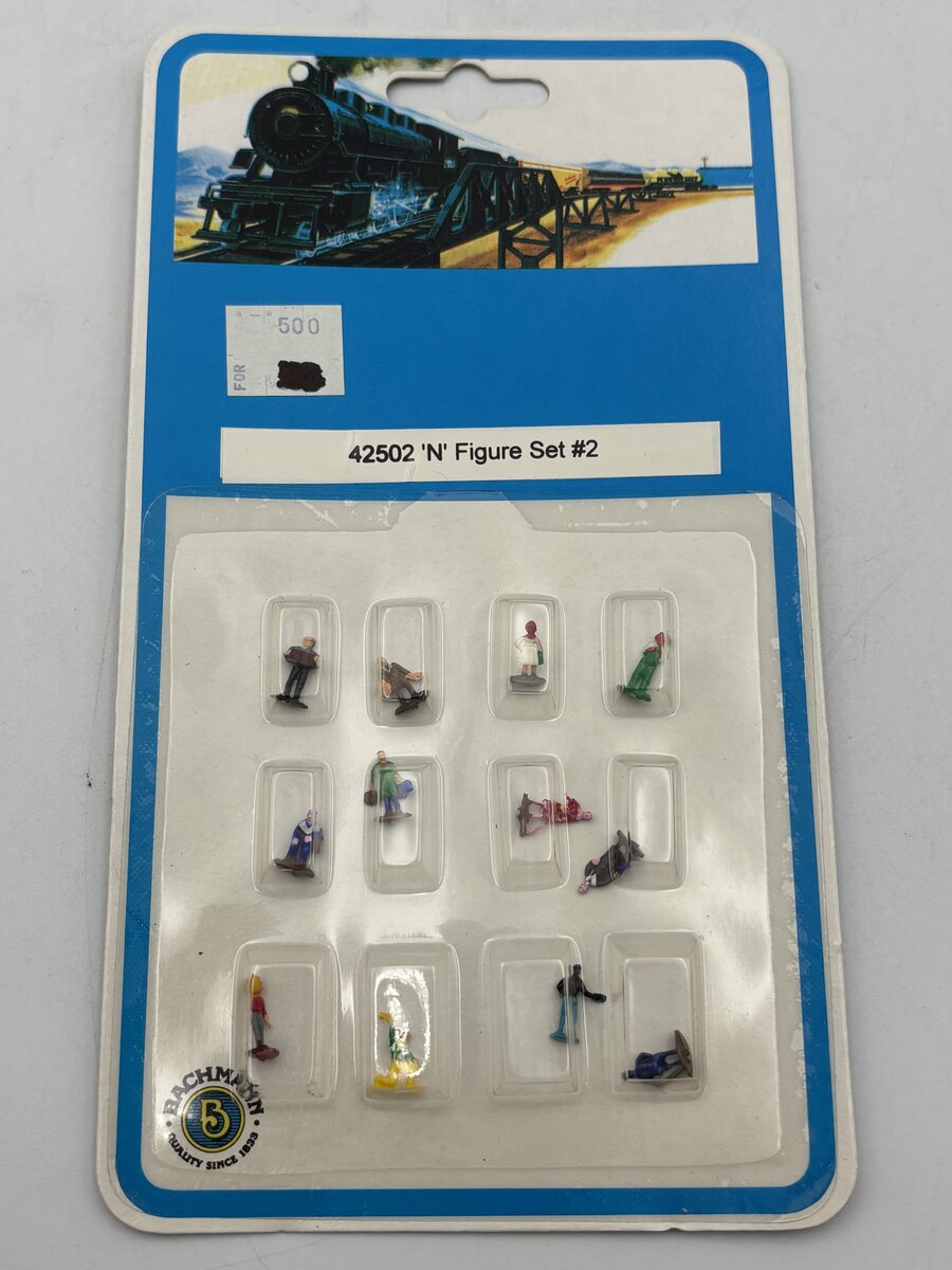Bachmann 42502 N Scale Assorted Figures # 2 (Set of 12)