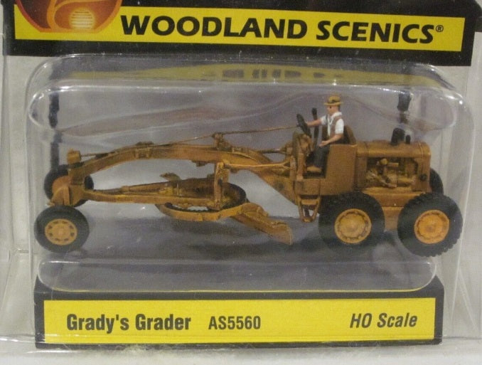 Woodland Scenics AS5560 HO AutoScenes Grady's Grader Included Driver Figure