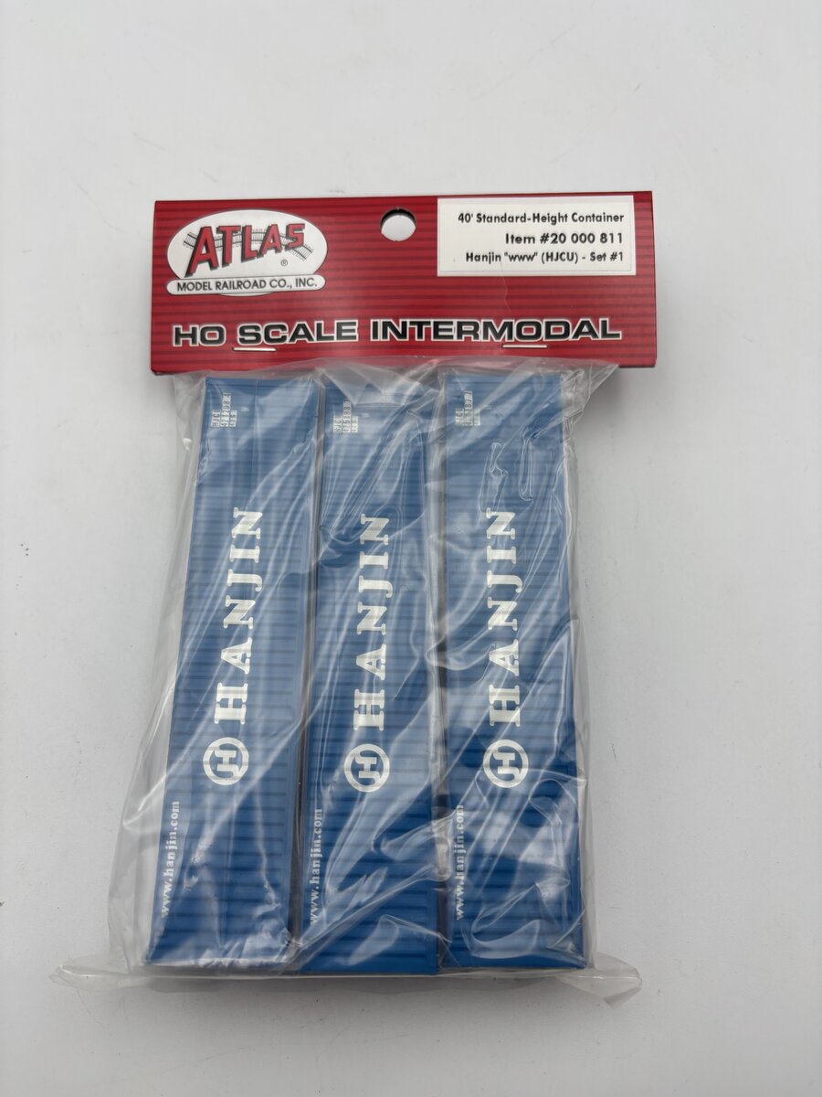 Atlas 20000811 HJCU/Hanjin'www' 40' Container Set #1 (3)