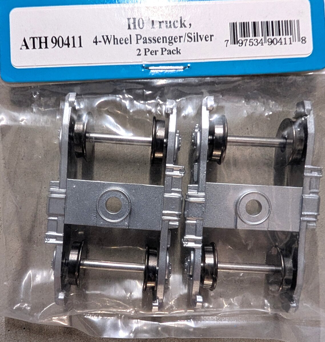 Athearn 90411 HO 4-Wheel Passenger Truck (Pack of 2)