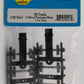 Athearn 90413 HO Scale Black 6 Wheel Passenger Truck (Pack of 2)