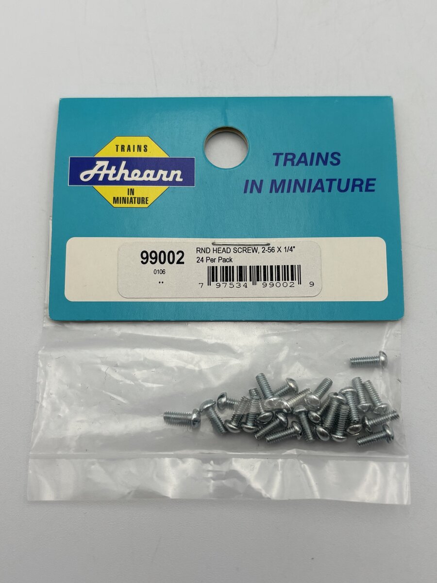Athearn 99002 HO 2-56 x 1/4