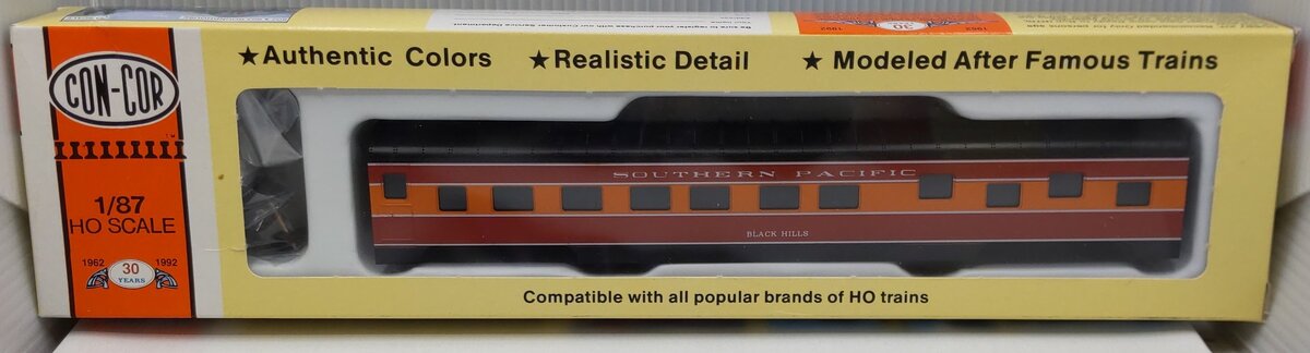 Con-Cor 0001-000982 HO Scale Southern Pacific 72' Pullman Sleeper Car Kit
