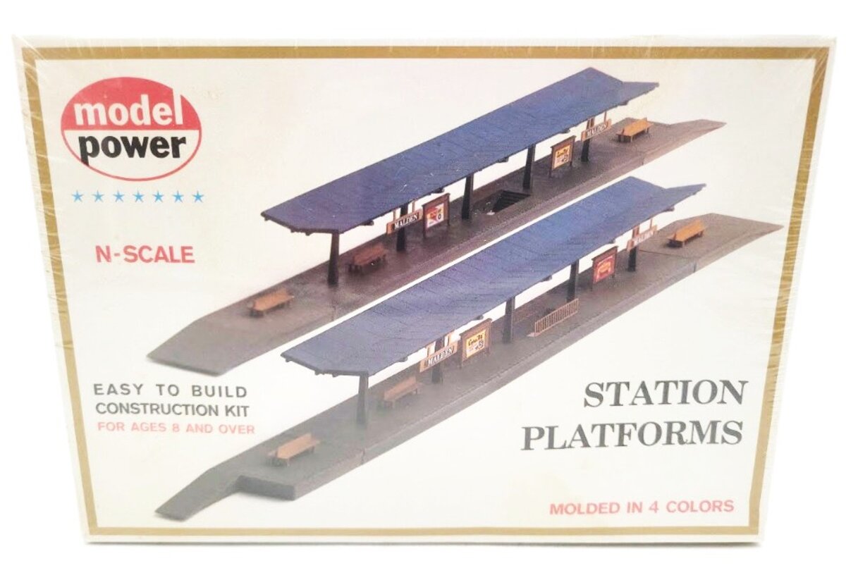 Model Power 1508 N Scale Station Platforms Building Kit