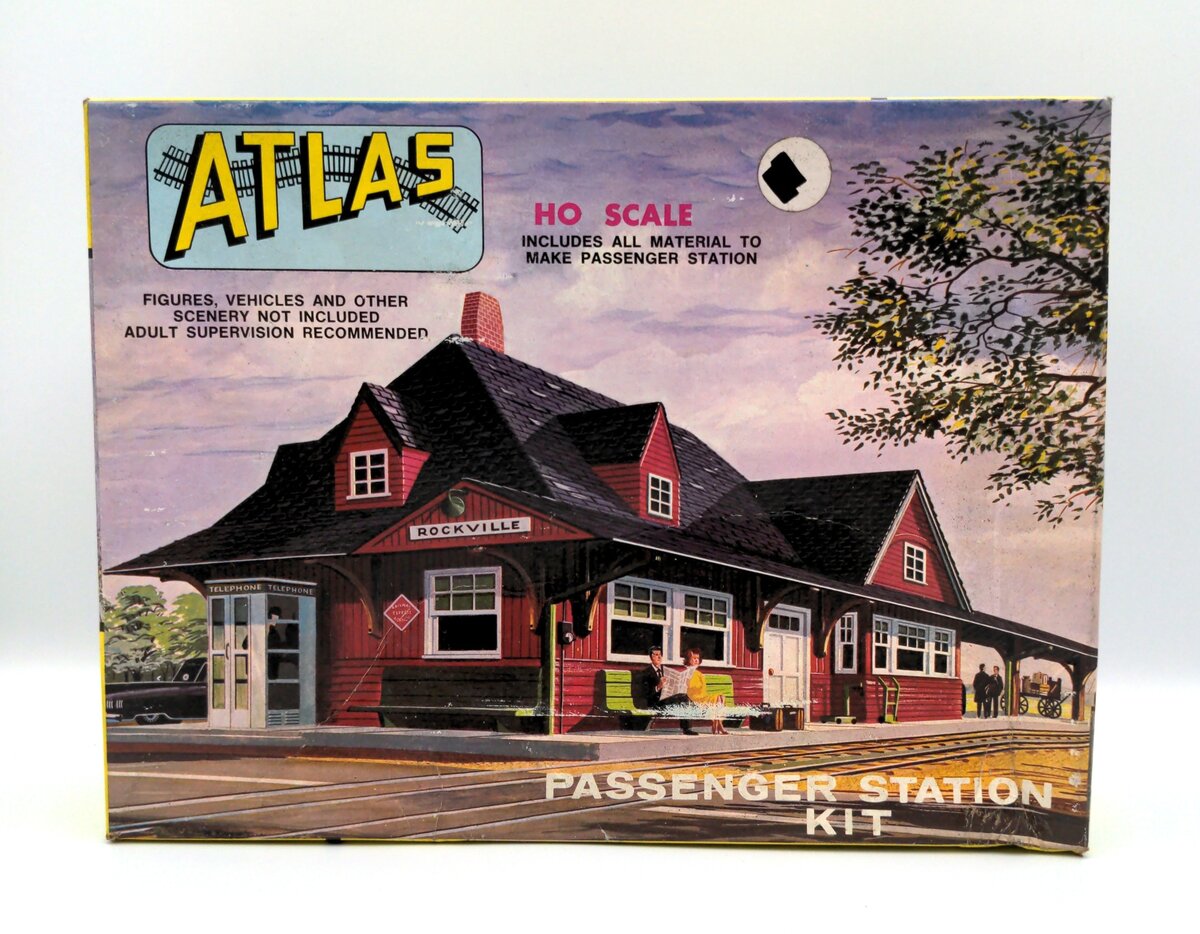 Atlas 706 HO Scale Passenger Station Building Kit