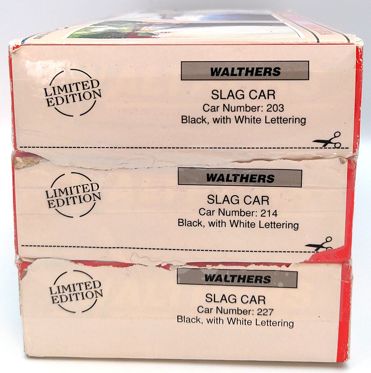 Walthers 932-3141 HO Limited Edition Series Slag Car Kit (Pack of 3)