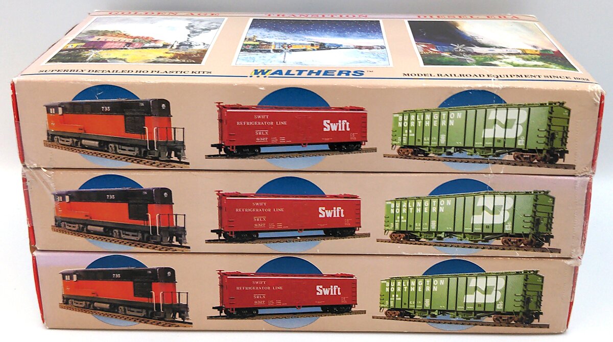 Walthers 932-3141 HO Limited Edition Series Slag Car Kit (Pack of 3)