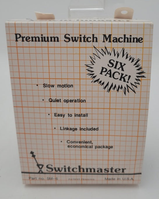 SwitchMaster SM-6 Premium Switch Machine Six Pack