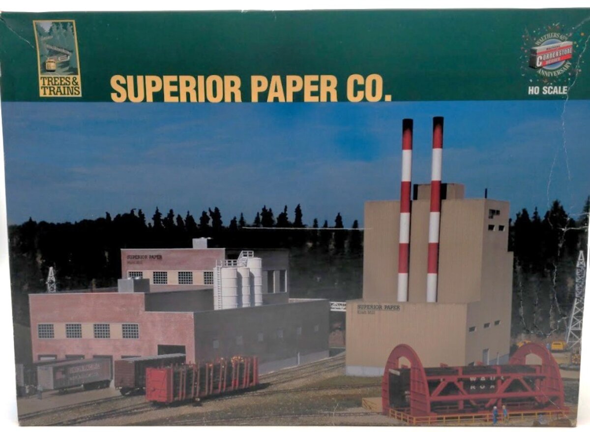 Walthers 933-3060 HO Scale Superior Paper Company Structure Building Kit