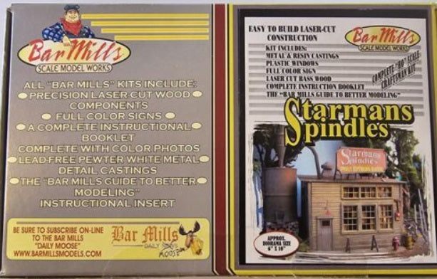 Bar Mills 0192 HO Starmans Spindles Laser Cut Wood Building Kit