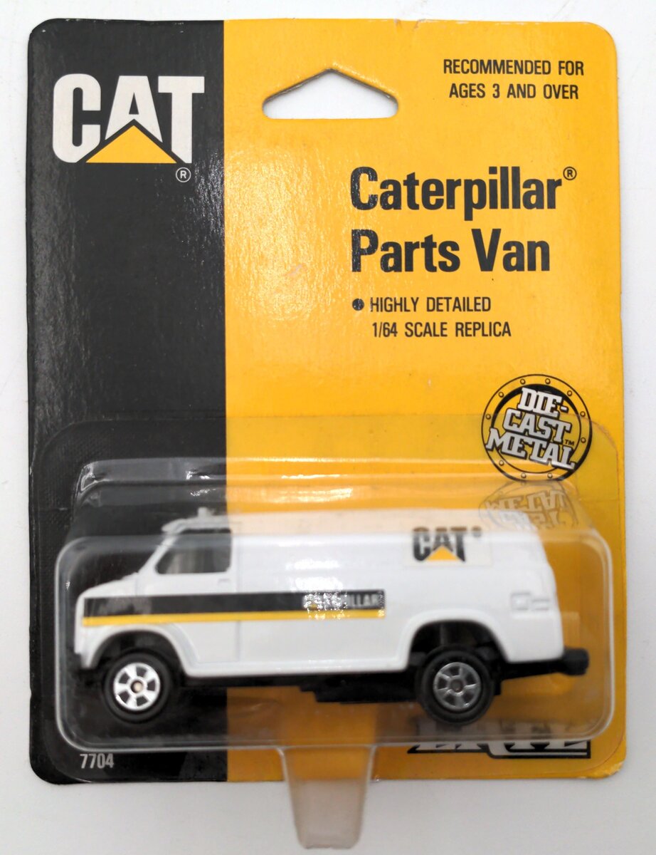 Ertl 7704 1:64 Scale Diecast Caterpillar Parts Van
