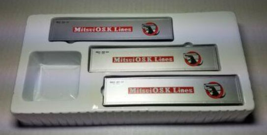 Con-Cor 0004-008402 HO Mitsui O.S.K. Lines 40'' Piggyback Smooth Side Container