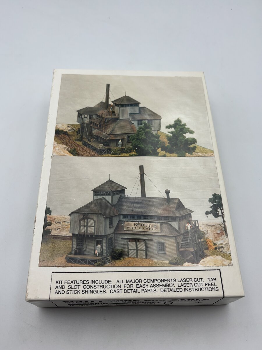 Precision Lasercraft HO Scale Scott Wire and Cable Craftsman Building Kit LN/Box