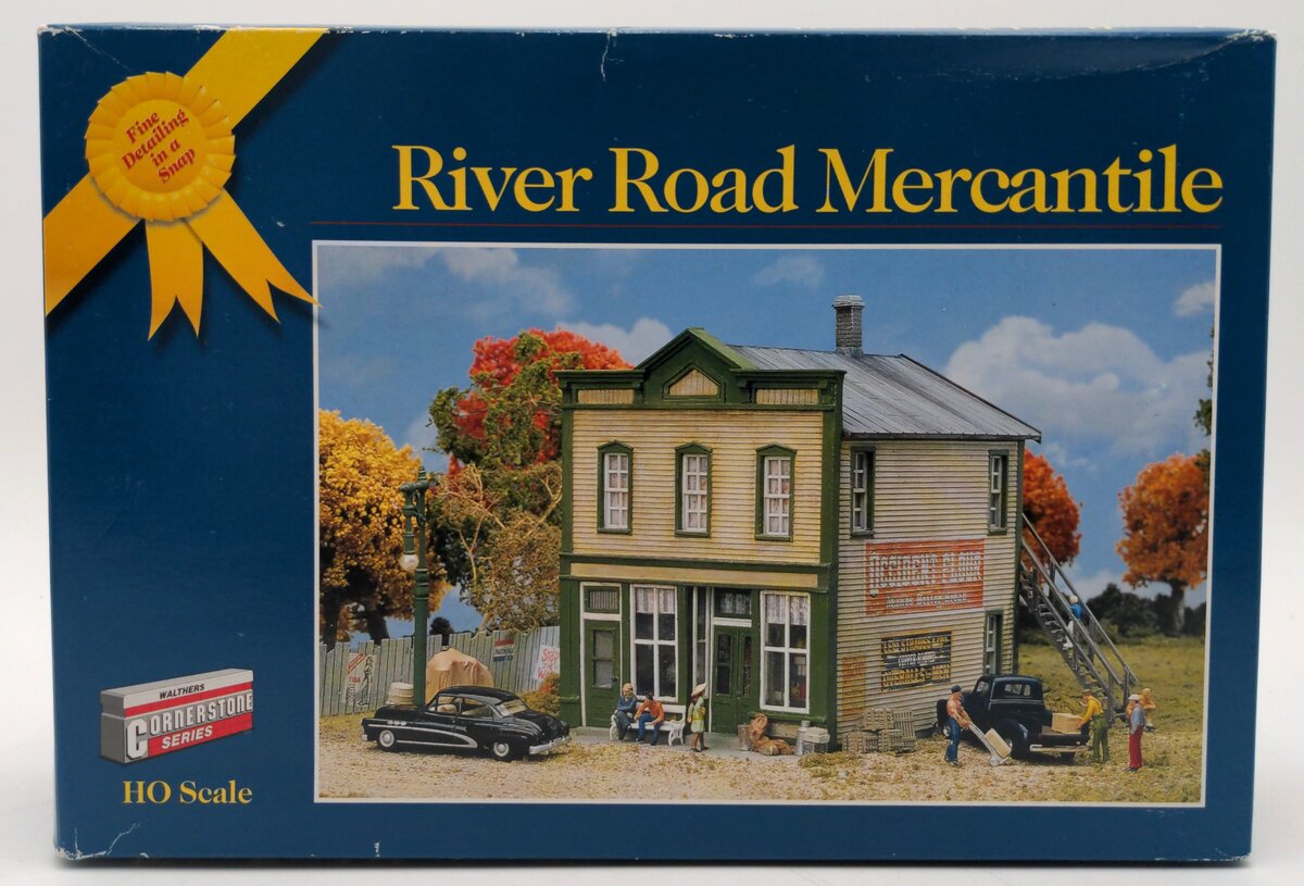 Walthers 933-3600 HO Gold Ribbon Series River Road Merchantile Building Kit