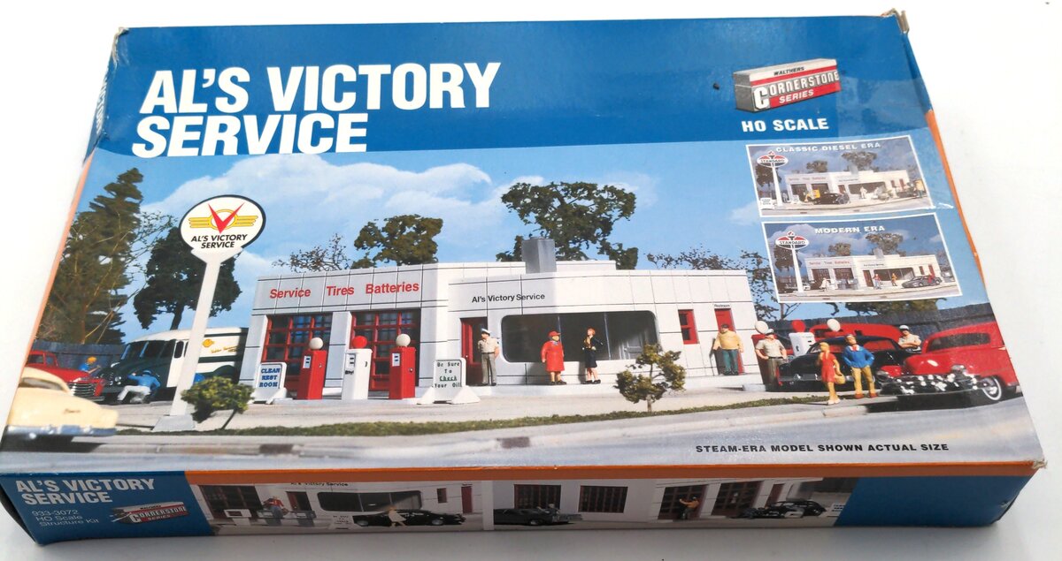 Walthers 933-3072 HO Scale Al's Victory Service Structure Building Kit