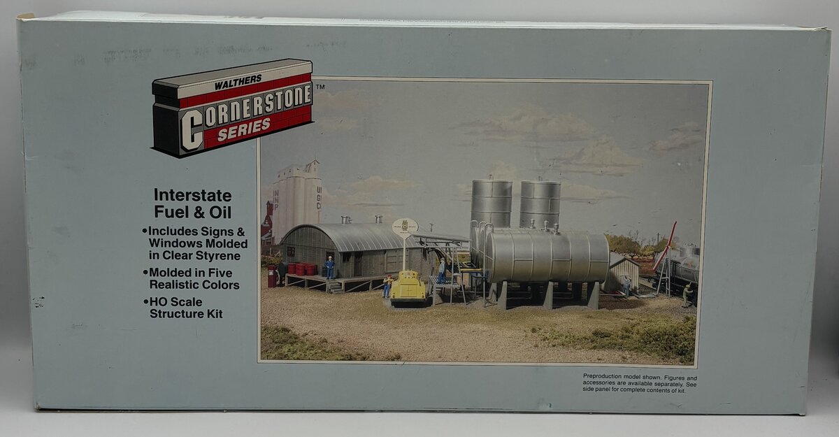 Walthers 933-3006 HO CornerStone Interstate Fuel & Oil Company Structure Kit