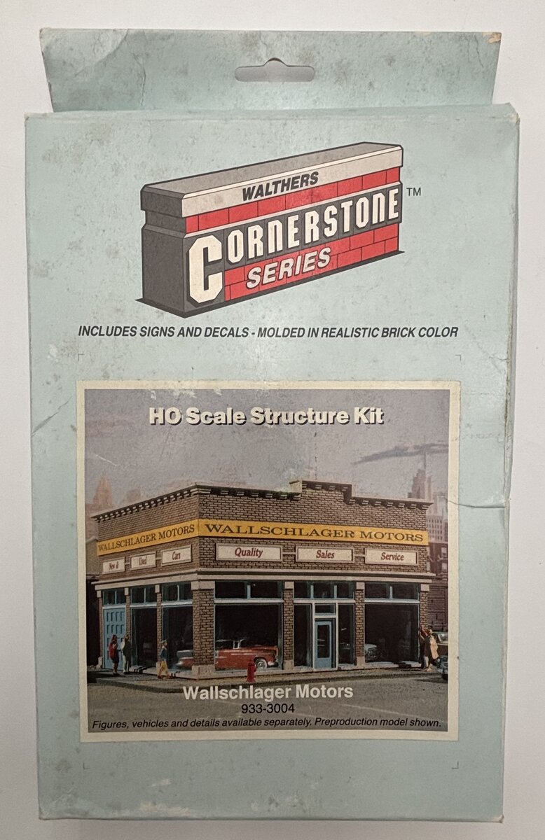 Walthers 933-3004 HO Scale Wallschlager Motors Building Kit