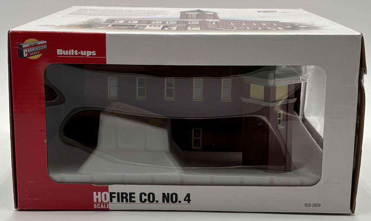 Walthers 933-2809 HO Built-Ups Fire Co. No. 4 Cornerstone Series Assembled