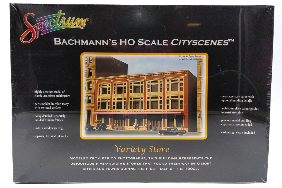 Bachmann 88004 Spectrum HO Scale Variety Store Cityscenes Building Kit