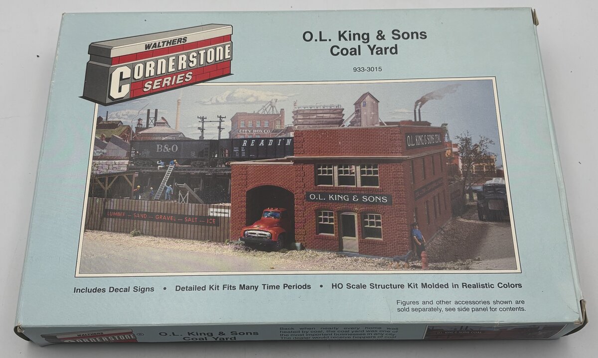 Walthers 933-3015 HO O. L. King & Sons Coal Yard Building Kit