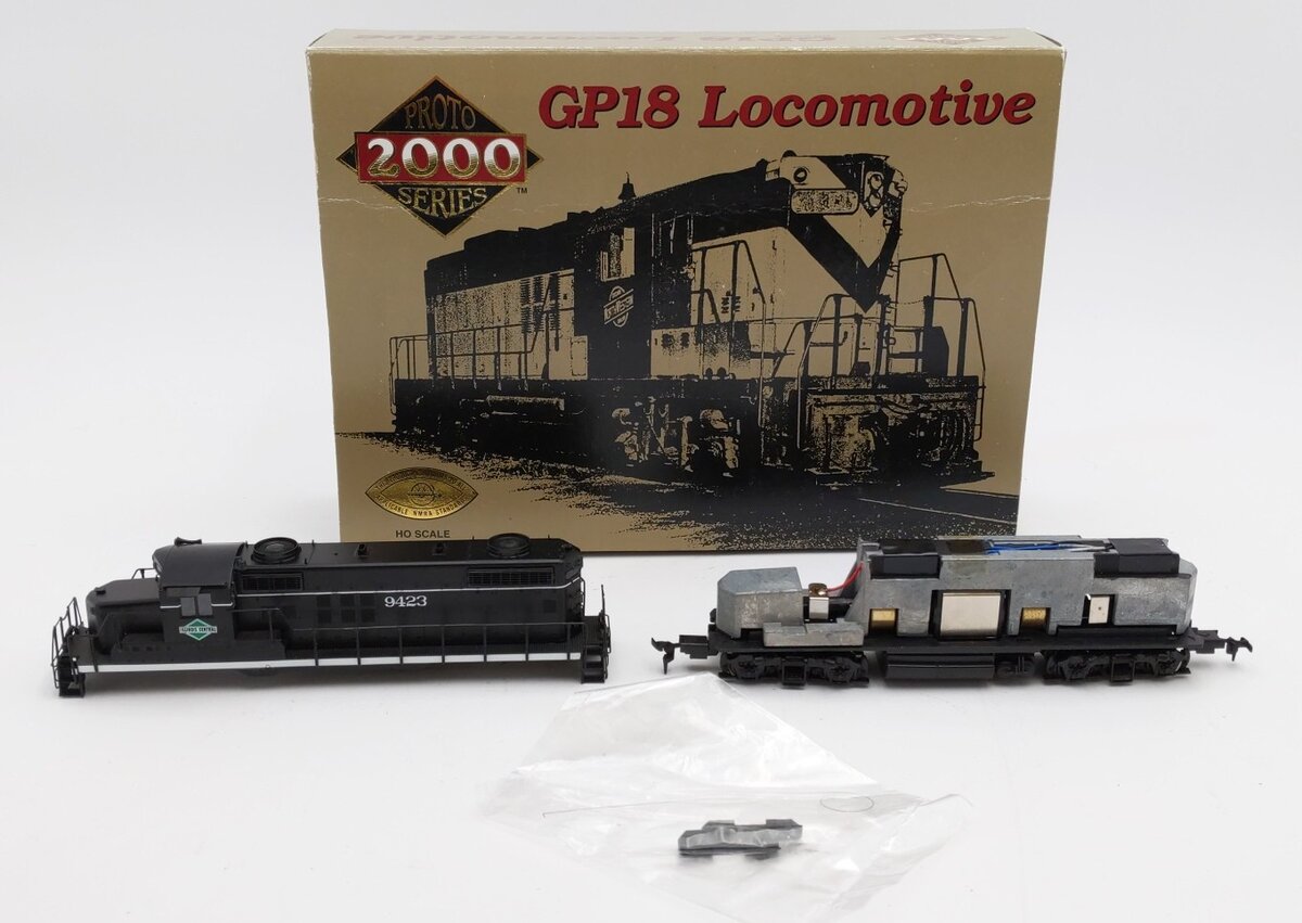 Proto 2000 8155 Life Like HO Illinois Central GP18 Diesel Locomotive #9423