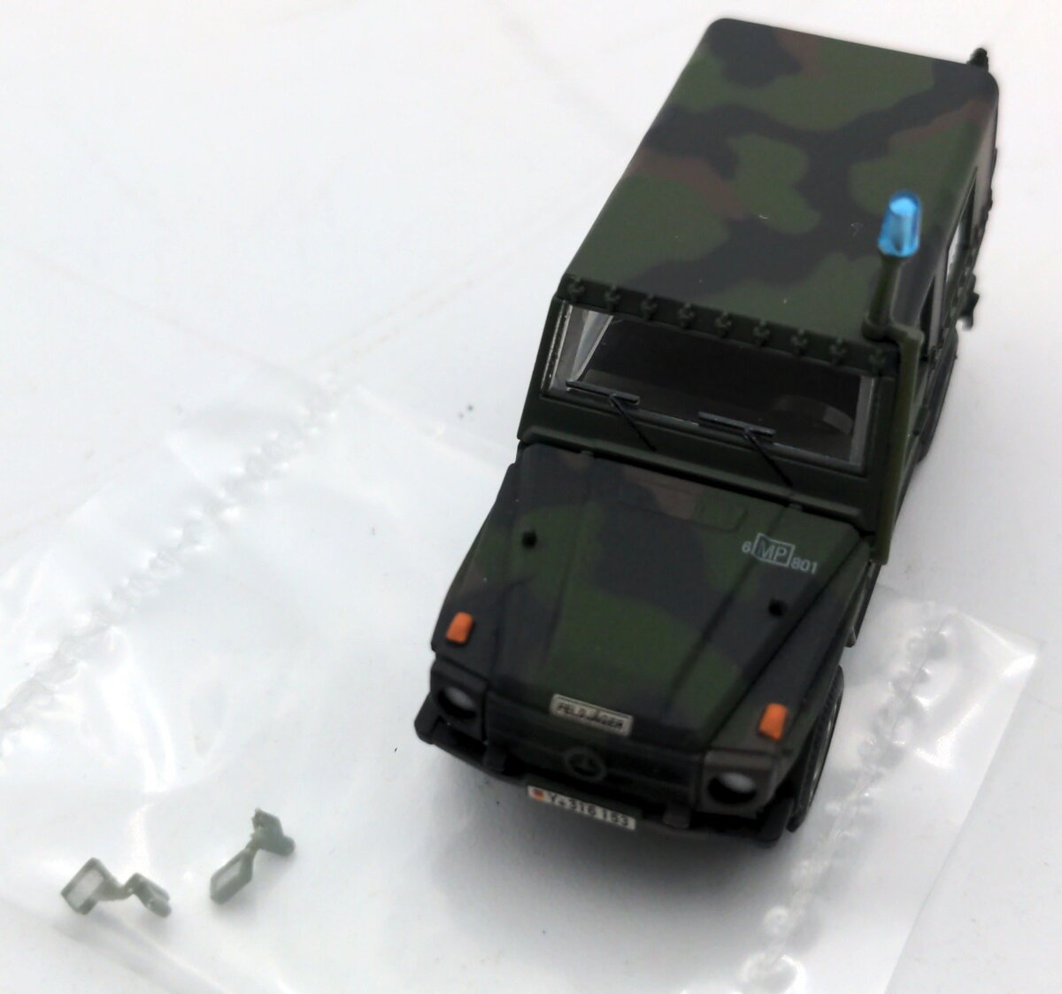 Marklin 185011:87 Scale Diecast German Wolf All-Terrain Military Police Vehicle