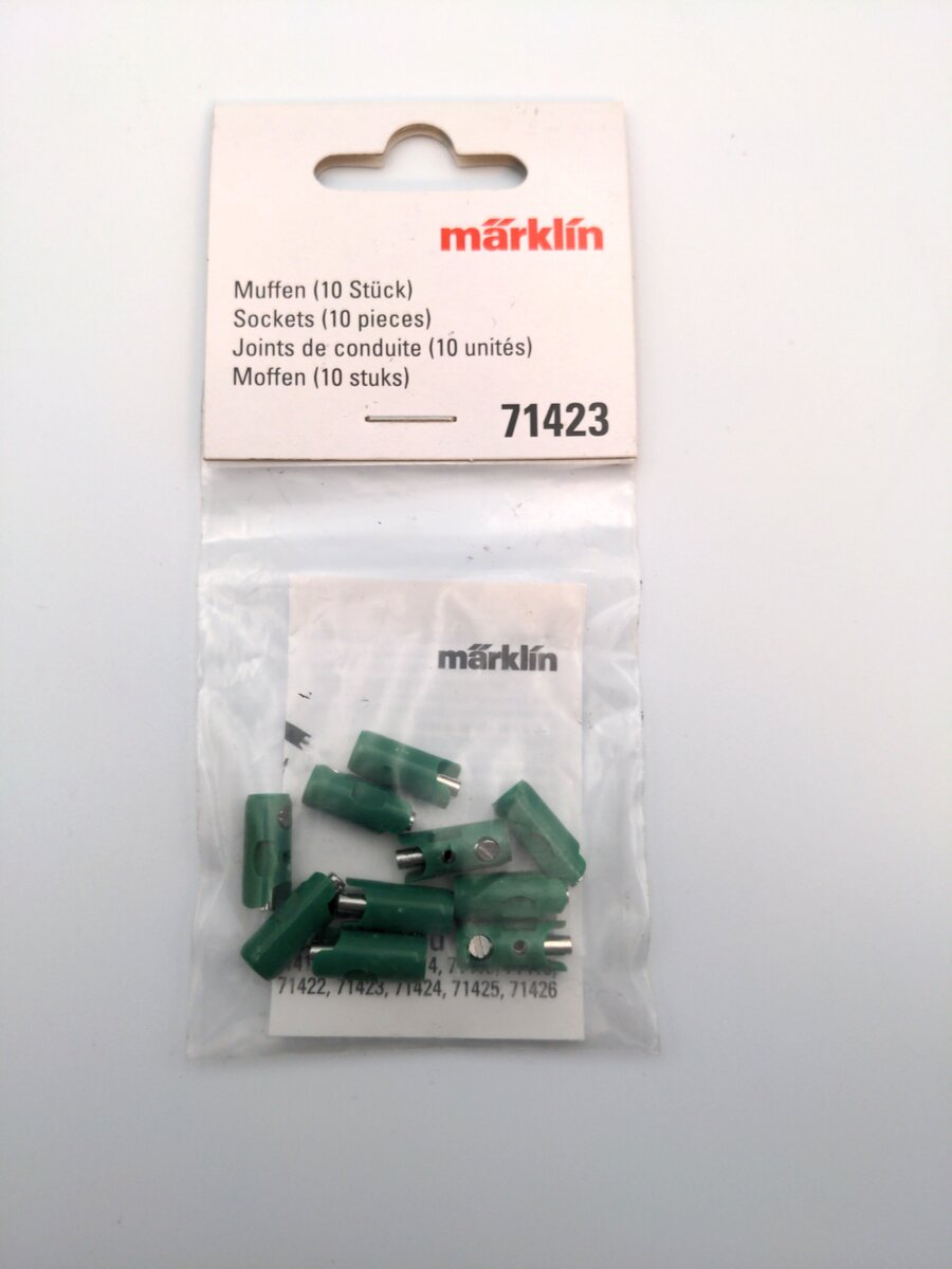 Marklin 71423 Green Sockets (Pack of 10)